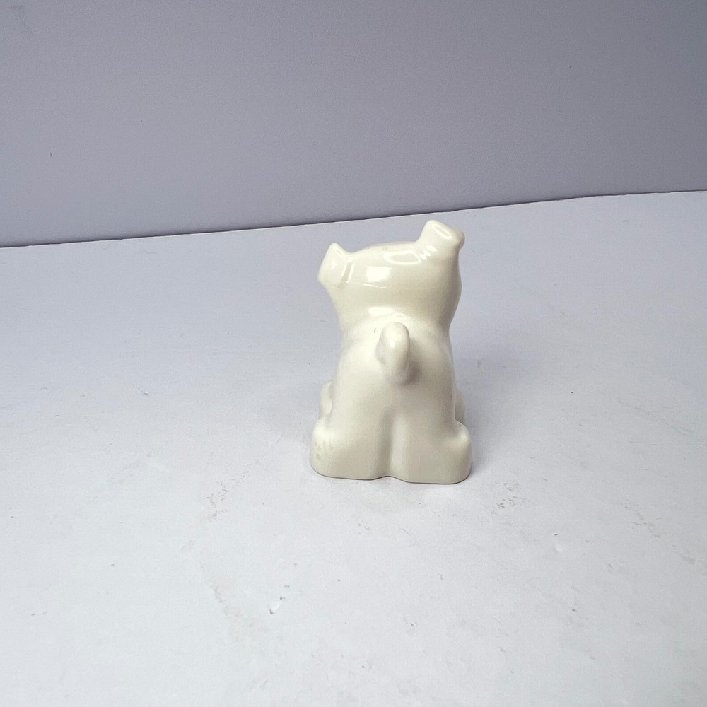 LEGO Duplo White Dog Puppy with Brown Eye Patch Kids One Size Animal Figure Toy - Picture 3 of 7